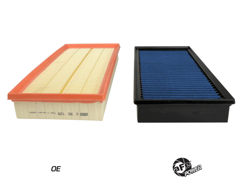 aFe 10-21 Land Rover 5.0L V8 Magnum GLOW OE Replacement Air filter w/ Pro 5R Media - Image 7