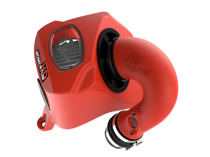 aFe 15-25 Toyota Hilux L4-2.4/2.8L (td) Momentum HD Cold Air Intake System Red w/ Pro DRY S Filter - Image 8