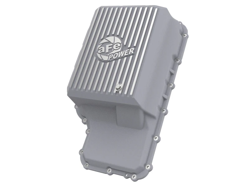 aFe 20-21 Ford Truck w/ 10R140 Transmission Pan Raw POWER Street Series w/ Machined Fins