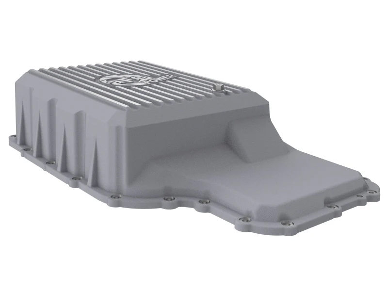 aFe 20-21 Ford Truck w/ 10R140 Transmission Pan Raw POWER Street Series w/ Machined Fins - Image 5