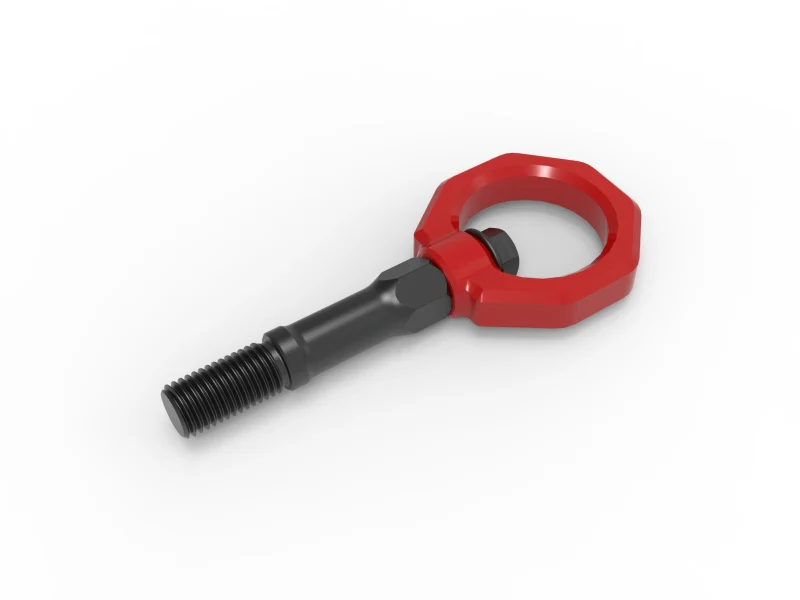 AFE 20-24 Chevrolet C8 Corvette Rear Tow Hook - Red - Image 4