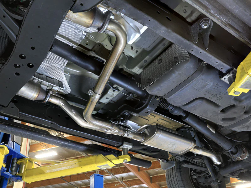 aFe 2022+ Nissan Frontier V6 ROCK BASHER SS Cat-Back Exhaust System - Image 5