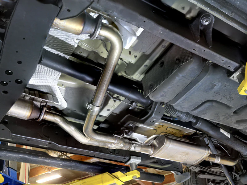aFe 2022+ Nissan Frontier V6 Vulcan Series SS Cat-back Exhaust w/ Black Tips - Image 4