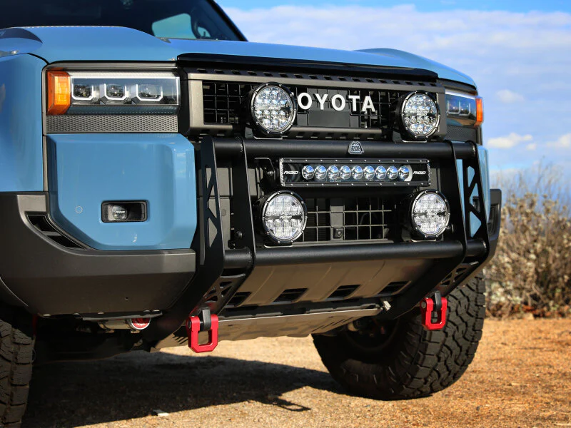 aFe 2024+ Toyota Land Cruiser (J250) L4 2.4L Terra Guard Bull Bar w/ RIGID Lights - Image 3