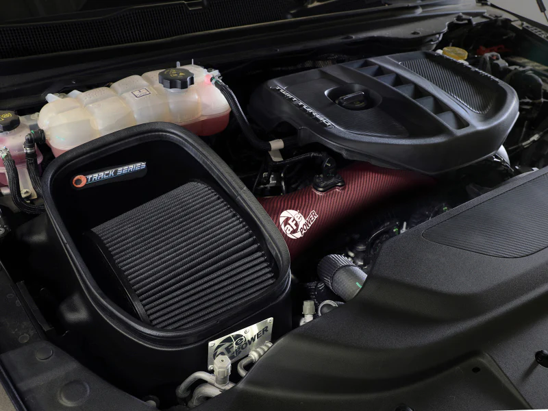 aFe 2025+ Dodge Ram 1500 RHO Track Series Red Kevlar Cold Air Intake System w/ Blk Pro 5R Filter - Image 2