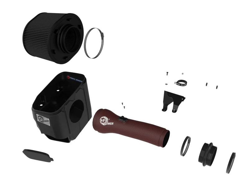 aFe 2025+ Dodge Ram 1500 RHO Track Series Red Kevlar Cold Air Intake System w/ Blk Pro 5R Filter - Image 8