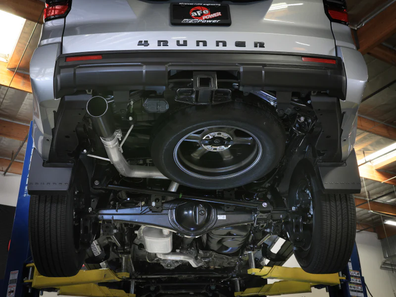 aFe 2025 Toyota 4-Runner 2.5in to 3in SS-304 Cat-Back Exhaust w/ Black Tip - Image 4
