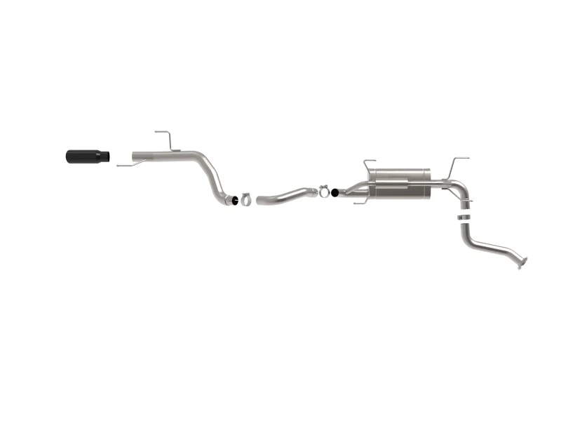 aFe 2025 Toyota 4-Runner 2.5in to 3in SS-304 Cat-Back Exhaust w/ Black Tip - Image 5