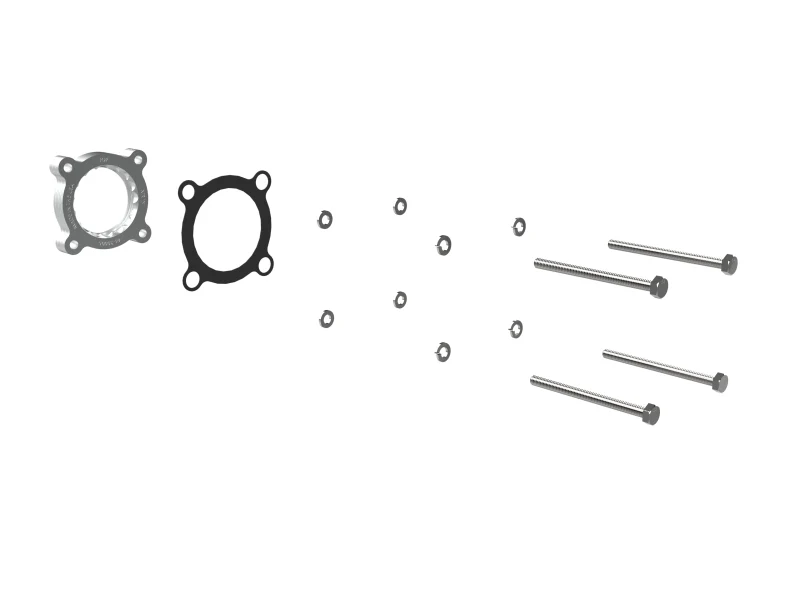aFe 21-23 Subaru Crosstrek Silver Bullet Throttle Body Spacer Kit - Image 3