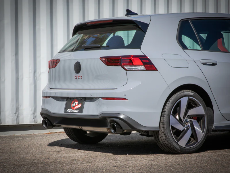aFe 22-24 Volkswagen GTI MACH Force-Xp 3 to 2-1/2 IN Stainless Steel Cat-Back Exhaust w/Black Tip - Image 2
