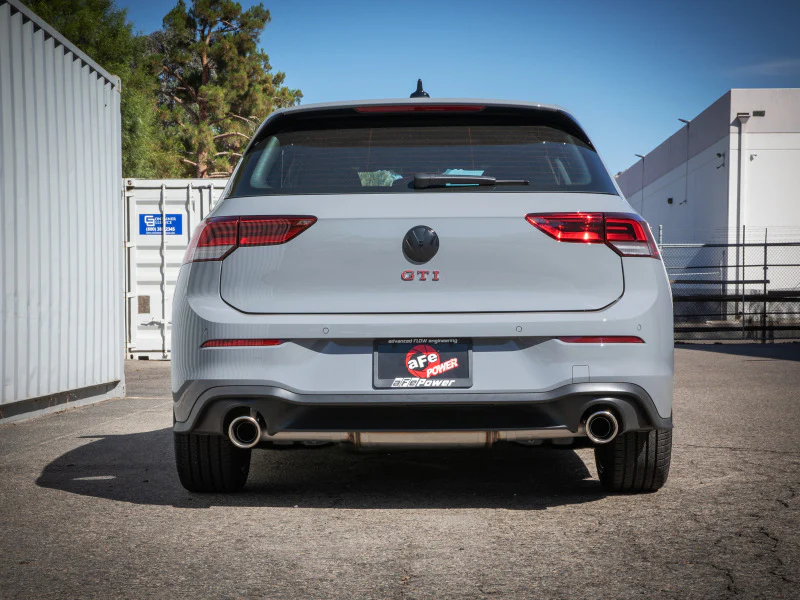 aFe 22-24 Volkswagen GTI MACH Force-Xp 3 to 2-1/2 IN Stainless Steel Cat-Back Exhaust w/Polished Tip - Image 4