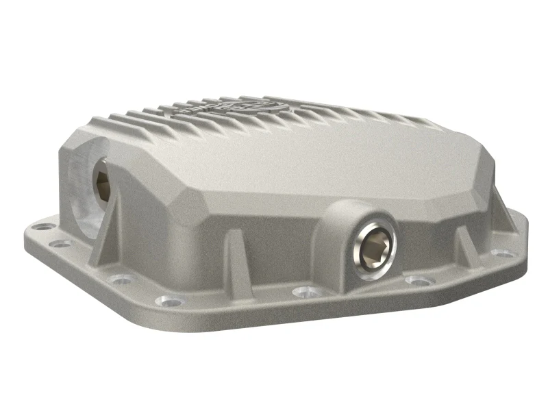 aFe 22-25 Ford Bronco Raptor V6 Rear Diff Cover - Raw w/ Machined Fins - Image 7