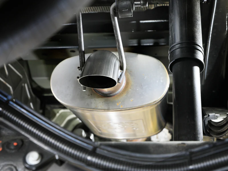 aFe 23-25 GM Colorado/Canyon L4-2.7L (t) ROCK BASHER 3 IN 409 Stainless Steel Cat-Back Exhaust - Image 2