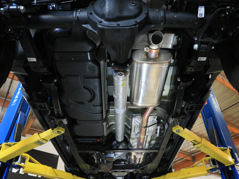aFe 23-25 GM Colorado/Canyon L4-2.7L (t) ROCK BASHER 3 IN 409 Stainless Steel Cat-Back Exhaust - Image 3
