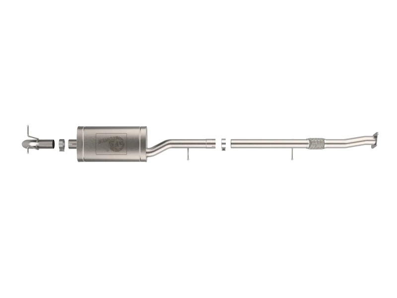 aFe 23-25 GM Colorado/Canyon L4-2.7L (t) ROCK BASHER 3 IN 409 Stainless Steel Cat-Back Exhaust - Image 5