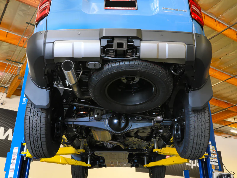 aFe 24-25 Toyota Land Cruiser 2-1/2in to 3in 304 SS Cat-Back Exhaust System w/ Polished Tip - Image 2