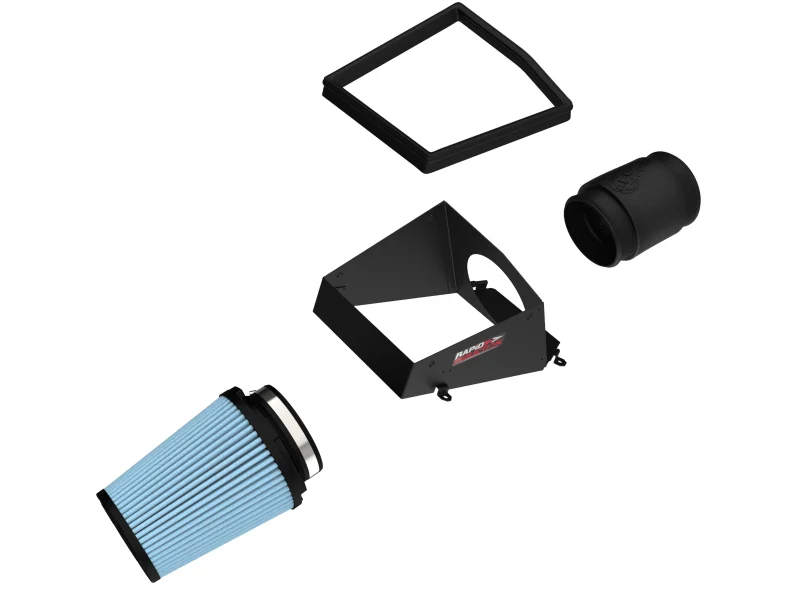 aFe 24-26 Jeep Wrangler JL L4-2.0L Rapid Induction Cold Air Intake System w/ D2 Dura-Dry Filter - Image 3