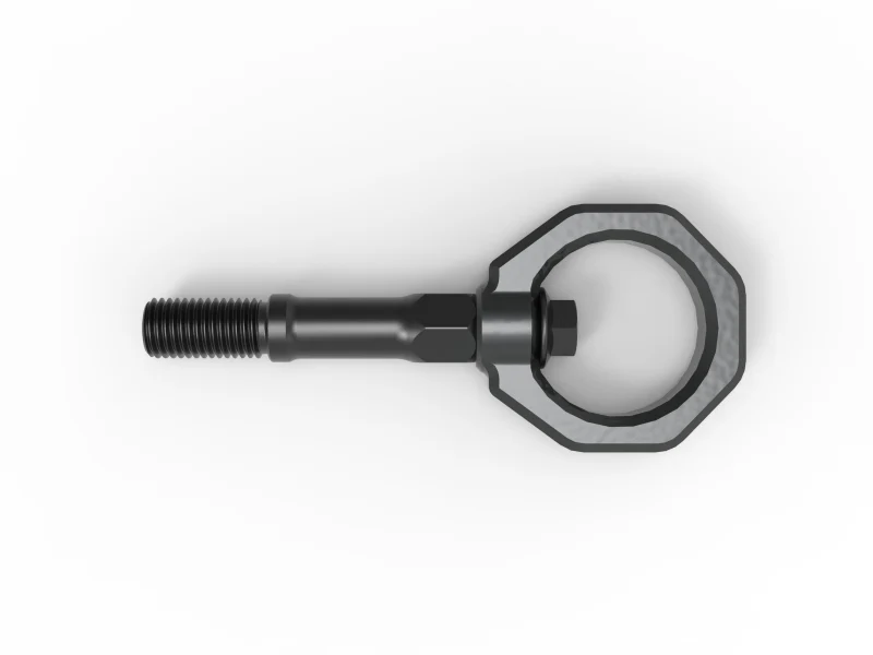 aFe CONTROL Rear Tow Hook Chevrolet Corvette (C8) 20-25 V8-6.2L- Gray - Image 6