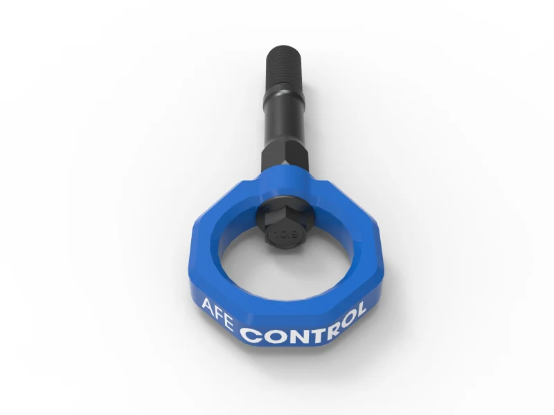 aFe CONTROL Rear Tow Hook Chevrolet Corvette (C8) 20-25 V8-6.2L- Blue - Image 5