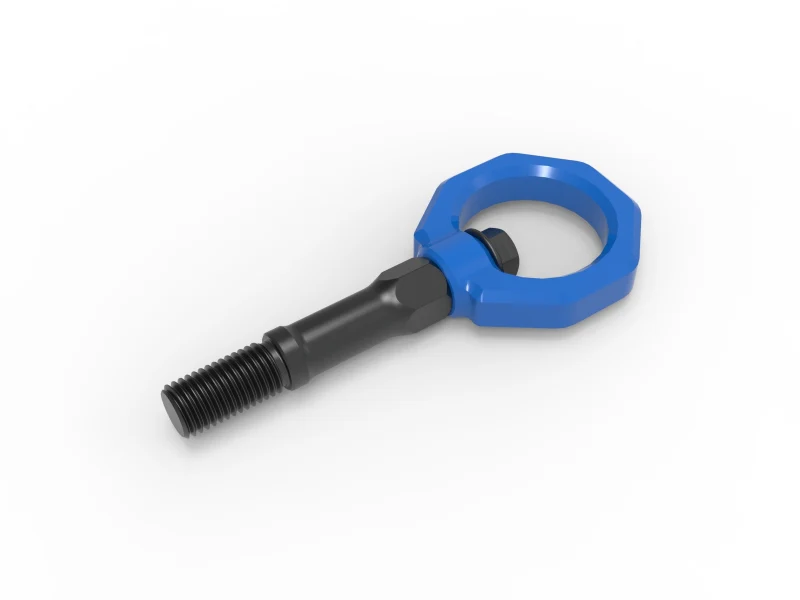 aFe CONTROL Rear Tow Hook Chevrolet Corvette (C8) 20-25 V8-6.2L- Blue - Image 7