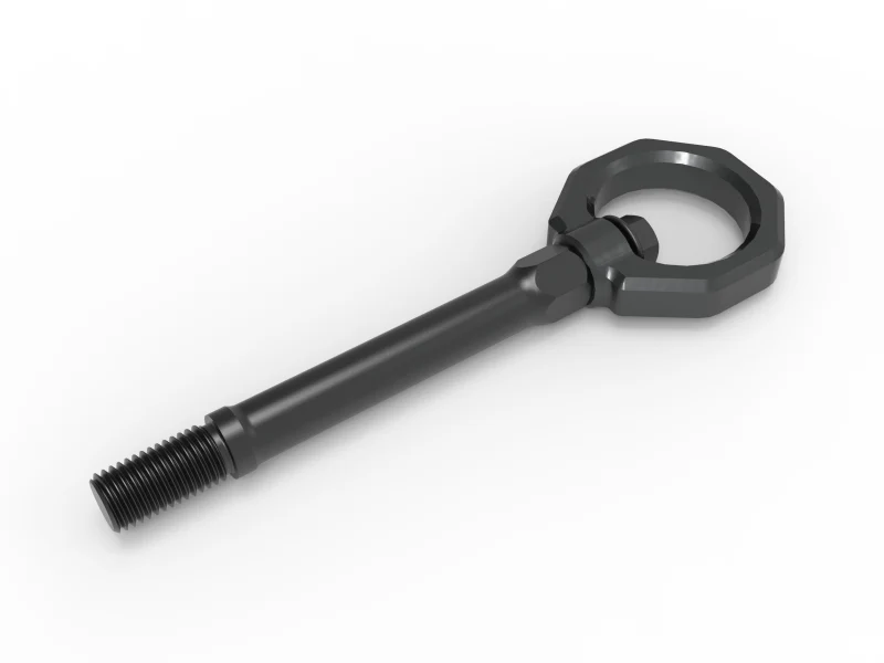 aFe CONTROL Front Tow Hook Chevrolet Corvette (C8) 20-25 V8-6.2L- Gray - Image 6