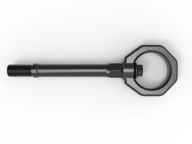 aFe CONTROL Front Tow Hook Chevrolet Corvette (C8) 20-25 V8-6.2L- Gray - Image 7