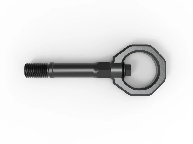 aFe CONTROL Front Tow Hook Nissan Z 23-25 V6-3.0L- Gray - Image 6