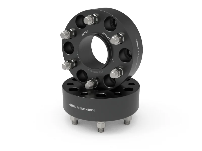aFe CONTROL Wheel Spacers Chevrolet 1500 19-25 6x5.5mm CB 78.1mm 2 IN Thickness