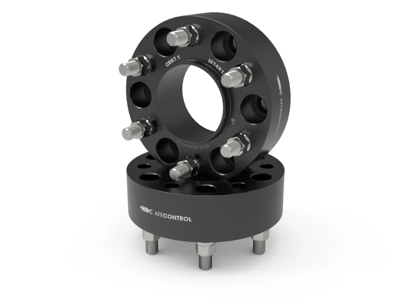 aFe CONTROL Wheel Spacers Ford F-150 21-25 6x135mm CB 87.1mm 2 IN Thickness