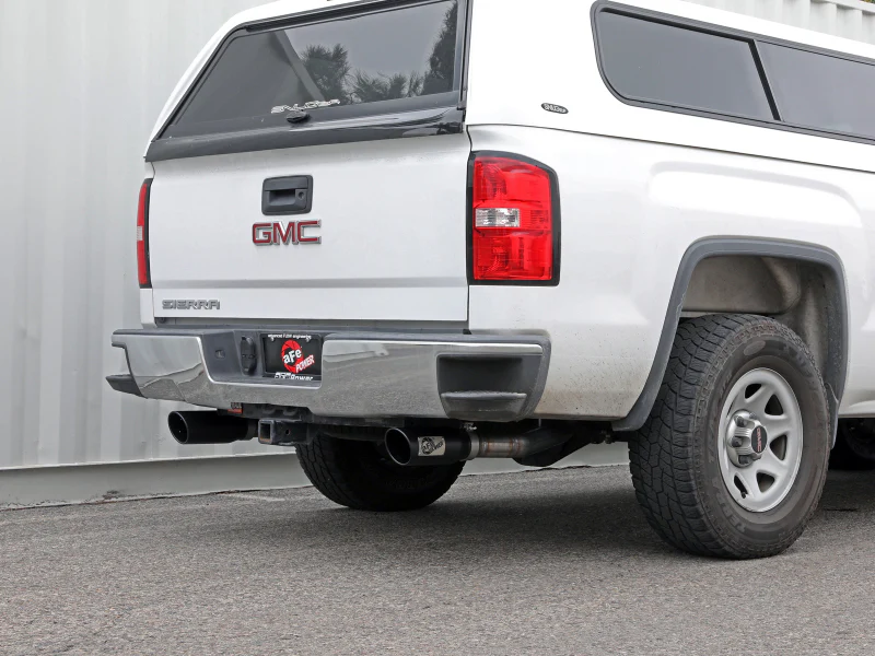 aFe Apollo GT Series Cat-Back Exhaust GM Trucks 09-18 V6-4.3L/V8-4.8/5.3L-Dual Rear Exit Black Tips - Image 3