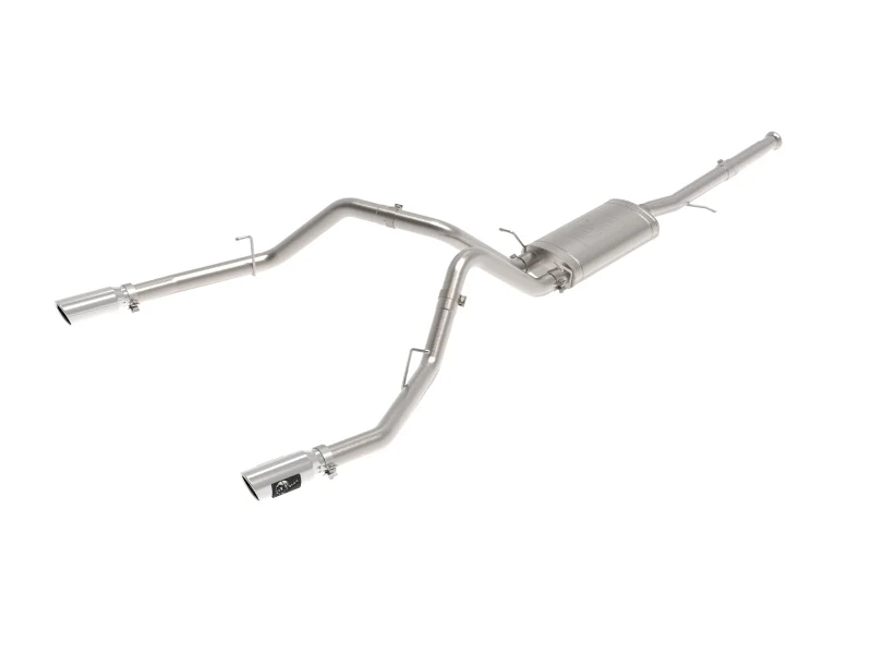aFe Apollo GT Series Cat-Back Exhaust GM Trucks 09-18 V6-4.3L/V8-4.8/5.3L-Dual Rear Exit Polish Tips