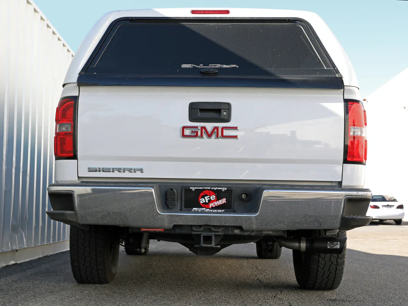 aFe Apollo GT Series Cat-Back Exhaust System GM Trucks 09-18 V6-4.3L/V8-4.8/5.3L- Black Tip - Image 2