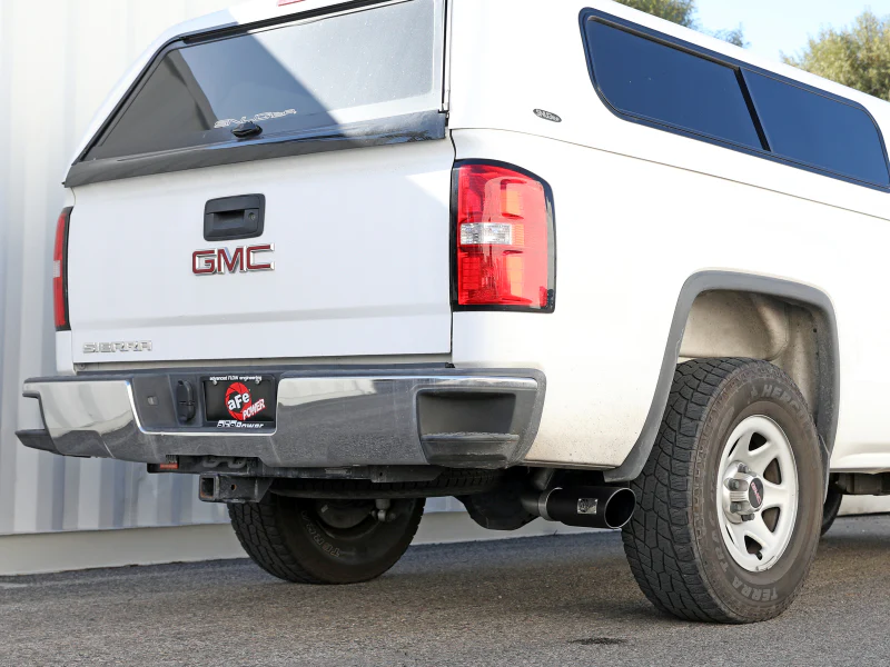 aFe Apollo GT Series Cat-Back Exhaust System GM Trucks 09-18 V6-4.3L/V8-4.8/5.3L- Black Tip - Image 3