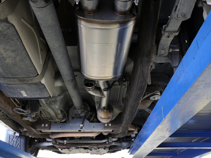 aFe Gemini XV Cat-Back Exhaust System GM Trucks 09-18 V6-4.3/V8-4.8/5.3L- Cut-Out Polished - Image 4
