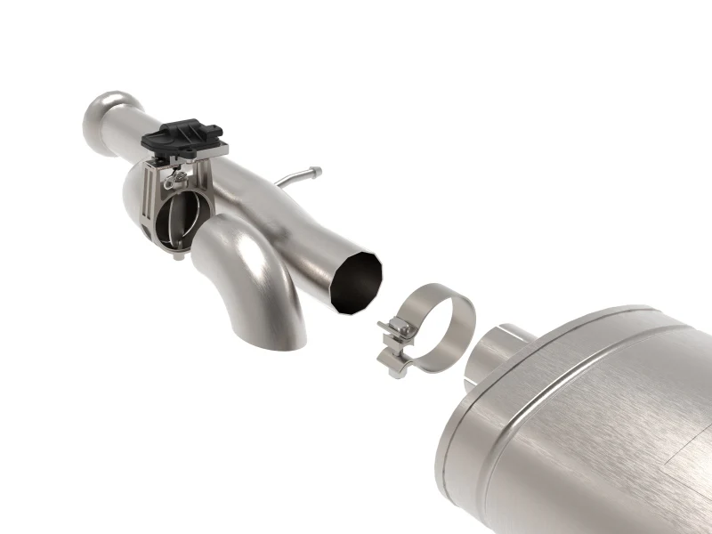aFe Gemini XV Cat-Back Exhaust System GM Trucks 09-18 V6-4.3/V8-4.8/5.3L- Cut-Out Polished - Image 5