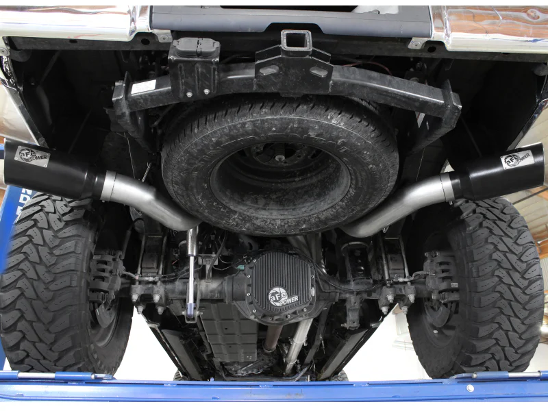 aFe Large Bore-HD DPF-Back Exhaust System Ford Diesel Trucks 11-14 V8-6.7L (td) - Image 2
