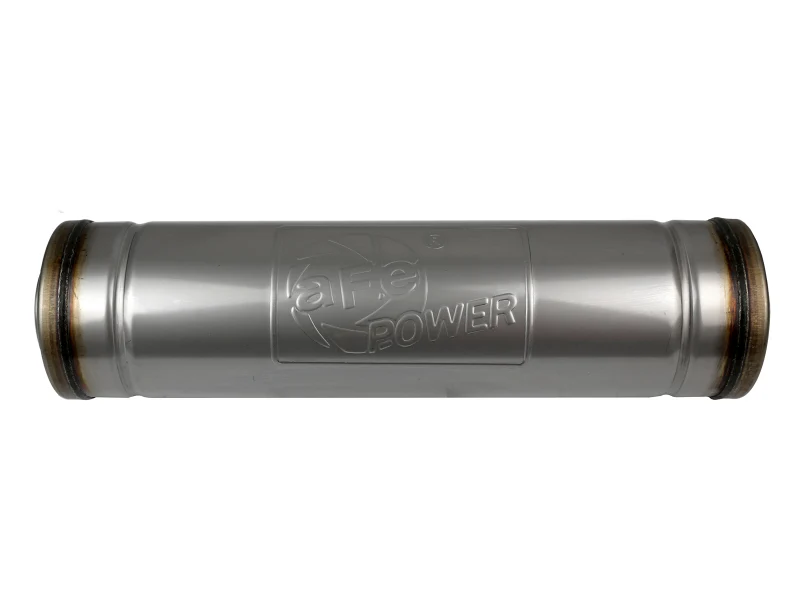 aFe MACH Force-Xp Muffler 2-1/2 IN ID Center/Center x 5 IN Dia. x 18 IN L - Round Body - Image 5