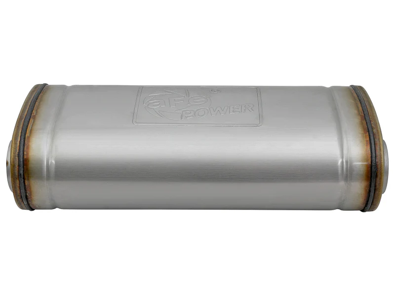 aFe MACH Force-Xp Muffler 2-1/2 IN ID Offset/Dual x 18 IN L x 8 IN W x 5 IN H - Oval Body - Image 5