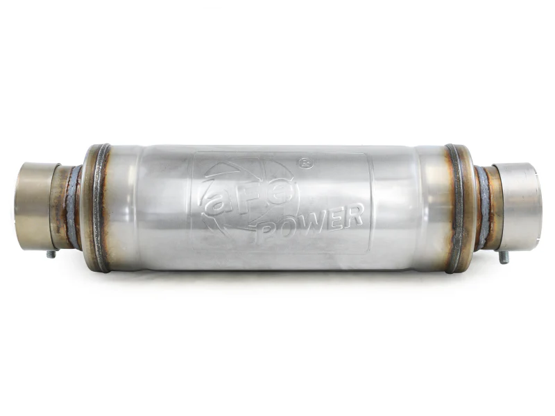 aFe MACH Force-Xp Muffler 3 IN ID Center/Center x 5 IN Dia. x 19 IN Overall Length - Round Body - Image 4
