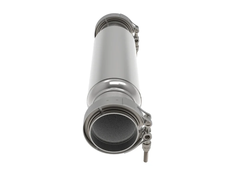 aFe MACH Force-Xp Resonator 3 IN Inlet/Outlet x 4 IN Dia. x 12 IN Body x 16 IN Overall Length - Image 4