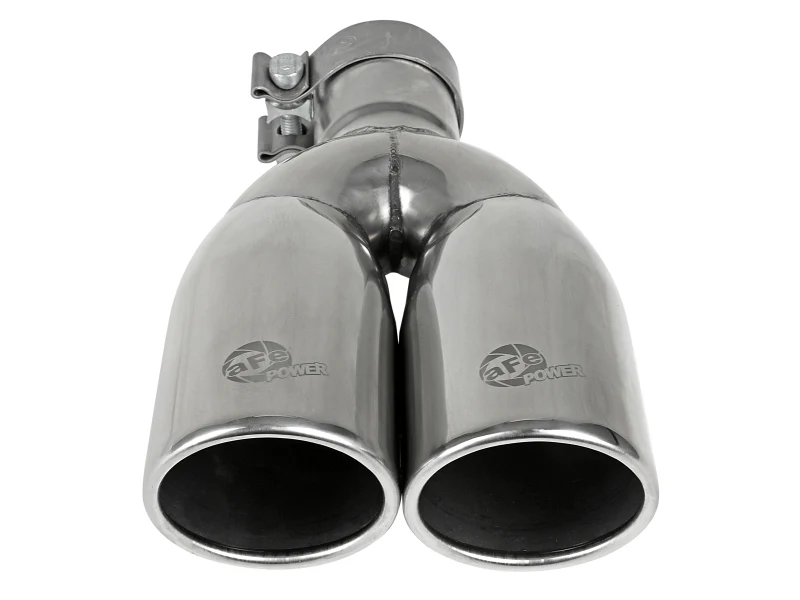 aFe MACH Force-Xp Universal Exhaust Tip 2-1/2 IN Inlet x 3-1/2 IN Outlet X 12 IN L - Image 2