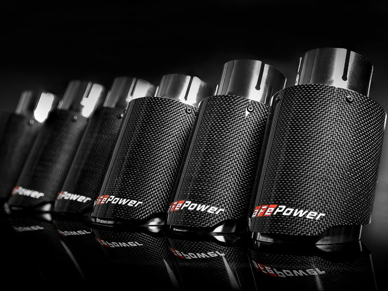aFe MACH Force-Xp Universal Exhaust Tip 2-1/2 IN Inlet x 3-1/2 IN Outlet X 7 IN L - Image 2