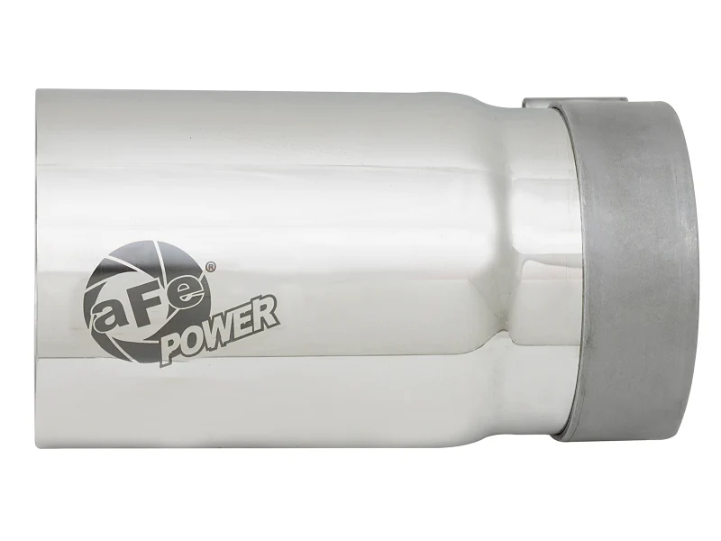 aFe MACH Force-Xp Universal Exhaust Tip 3-1/2 IN Inlet x 4 IN Outlet x 7 IN Polished Right Side Exit - Image 4