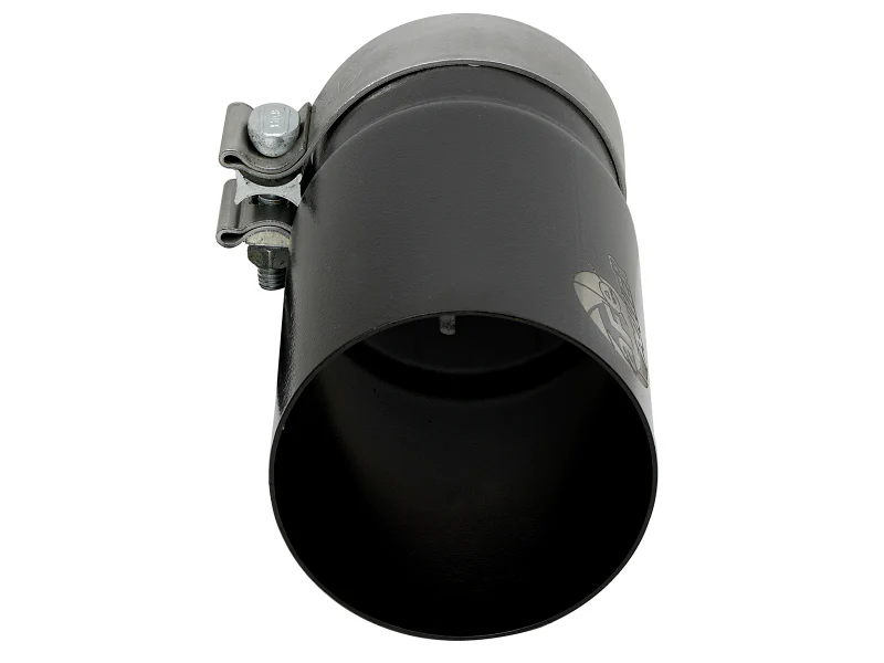 aFe MACH Force-Xp Universal Exhaust Tip 3-1/2 IN Inlet x 4 IN Outlet x 7 IN L Black Right Side Exit - Image 3