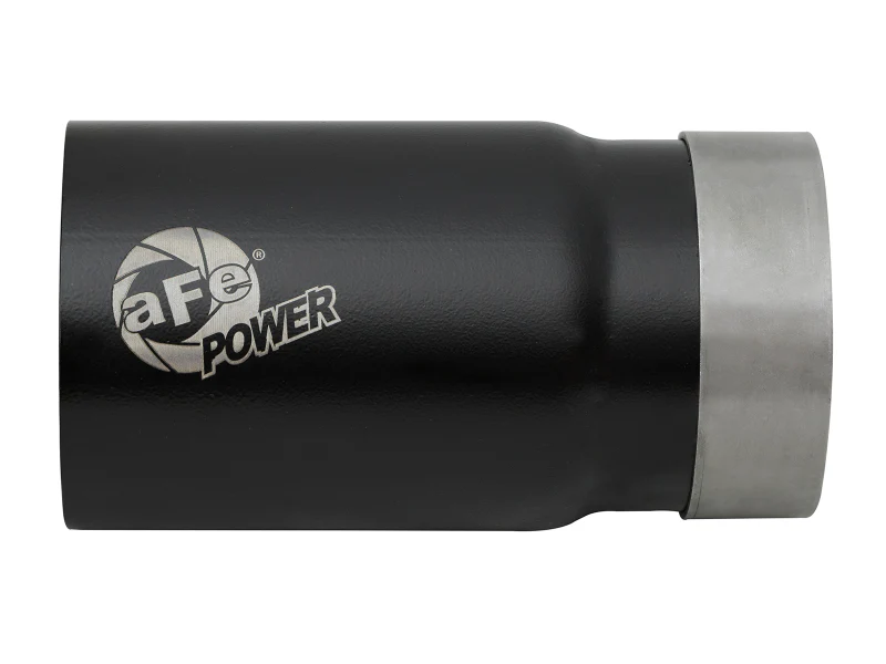 aFe MACH Force-Xp Universal Exhaust Tip 3-1/2 IN Inlet x 4 IN Outlet x 7 IN L Black Right Side Exit - Image 6