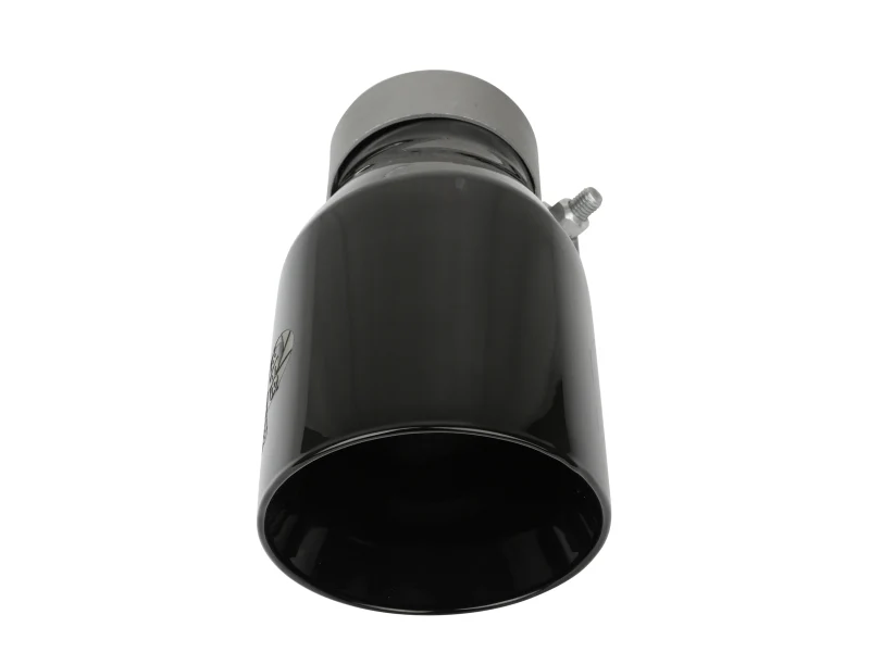 aFe MACH Force-Xp Universal Exhaust Tip 3 IN Inlet x 4-1/2 IN Outlet x 9 IN L- Black Tip - Image 2