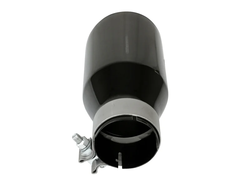 aFe MACH Force-Xp Universal Exhaust Tip 3 IN Inlet x 4-1/2 IN Outlet x 9 IN L- Black Tip - Image 5