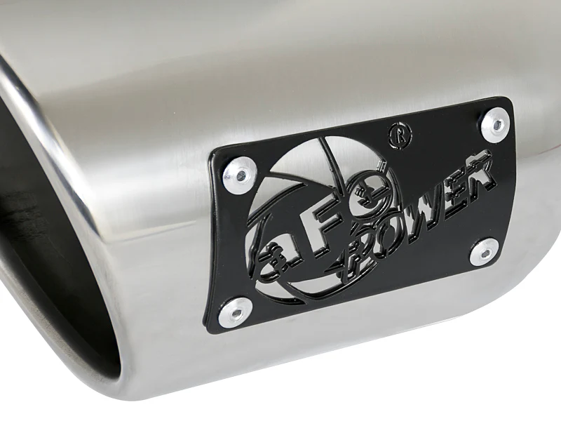 aFe MACH Force-Xp Universal Exhaust Tip 3 IN Inlet x 4-1/2 IN Outlet x 9 IN L- Polished Tip - Image 2