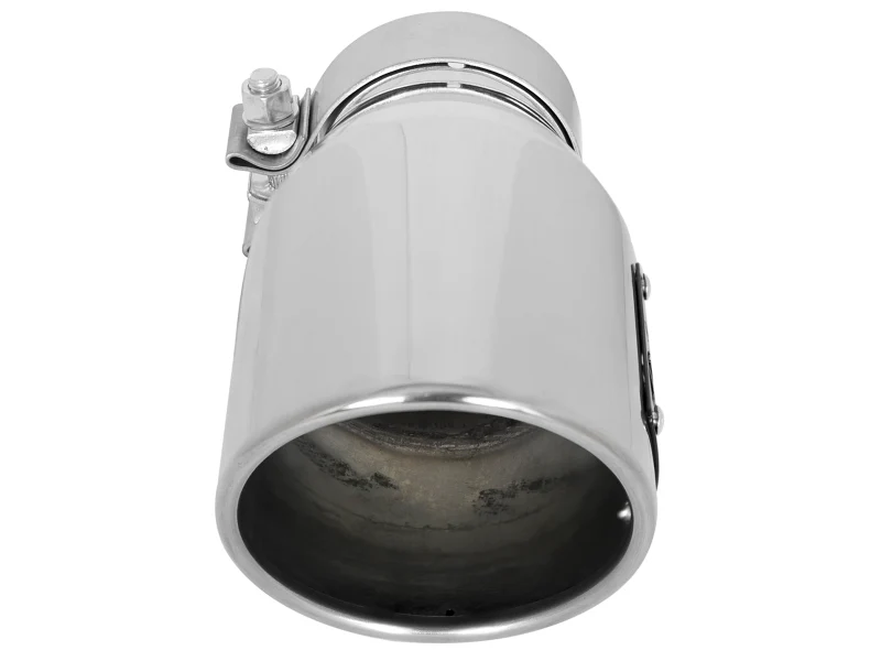 aFe MACH Force-Xp Universal Exhaust Tip 3 IN Inlet x 4-1/2 IN Outlet x 9 IN L- Polished Tip - Image 5