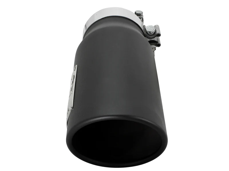 aFe MACH Force-Xp Universal Exhaust Tip 4 IN Inlet x 5 IN Outlet x 12 IN L- Black Tip - Image 3